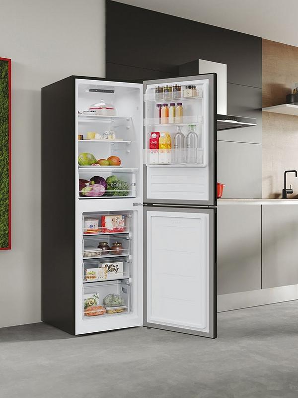 Hoover H-FRIDGE 300 HOCT3L517EBK 55cm Wide, 175cm Tall, Low Frost Freestanding Fridge Freezer - Black - Image 6